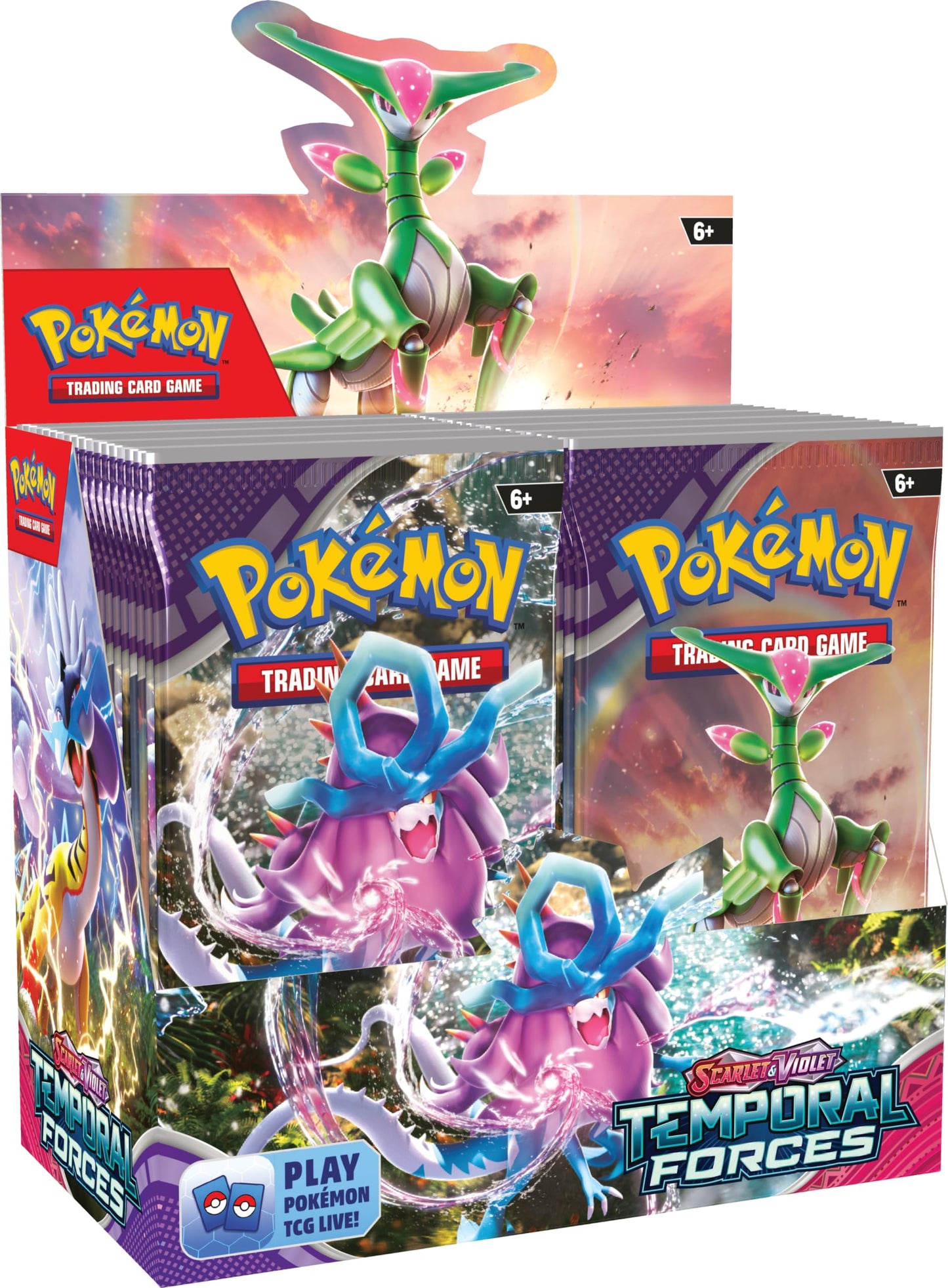 POKEMON TCG: SCARLET and VIOLET: TEMPORAL FORCES: BOOSTER DISPLAY BOX