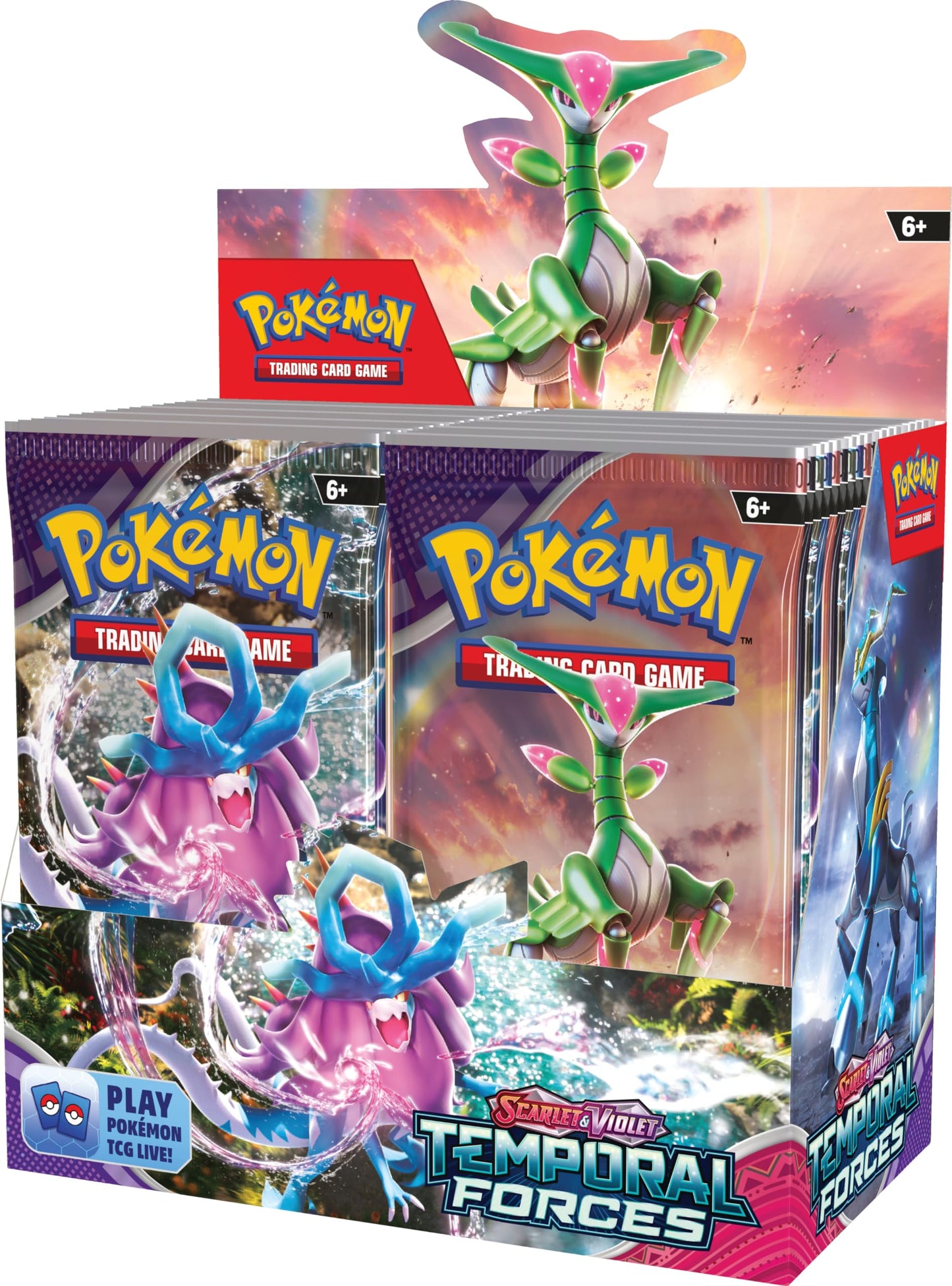 POKEMON TCG: SCARLET and VIOLET: TEMPORAL FORCES: BOOSTER DISPLAY BOX