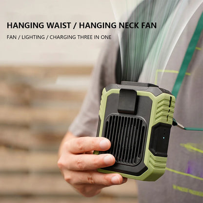 Portable Body/Neck Fan and Power Bank